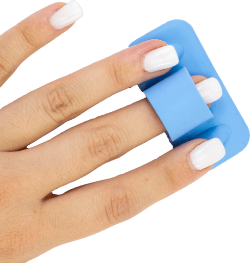 Blue flexible finger electrode