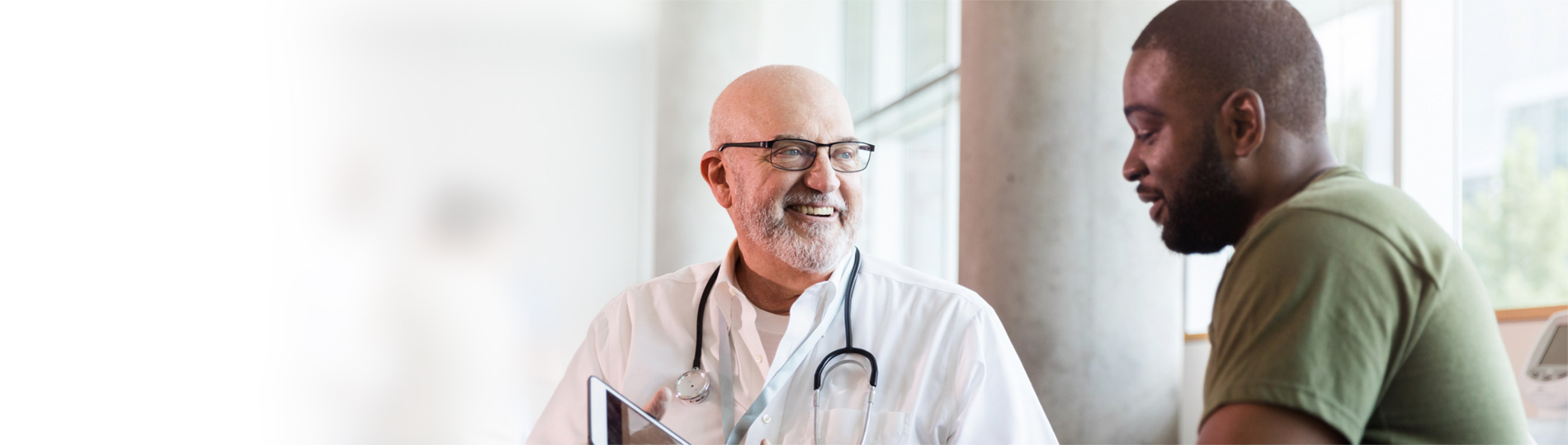 VA provider performing treatment on a Veteran